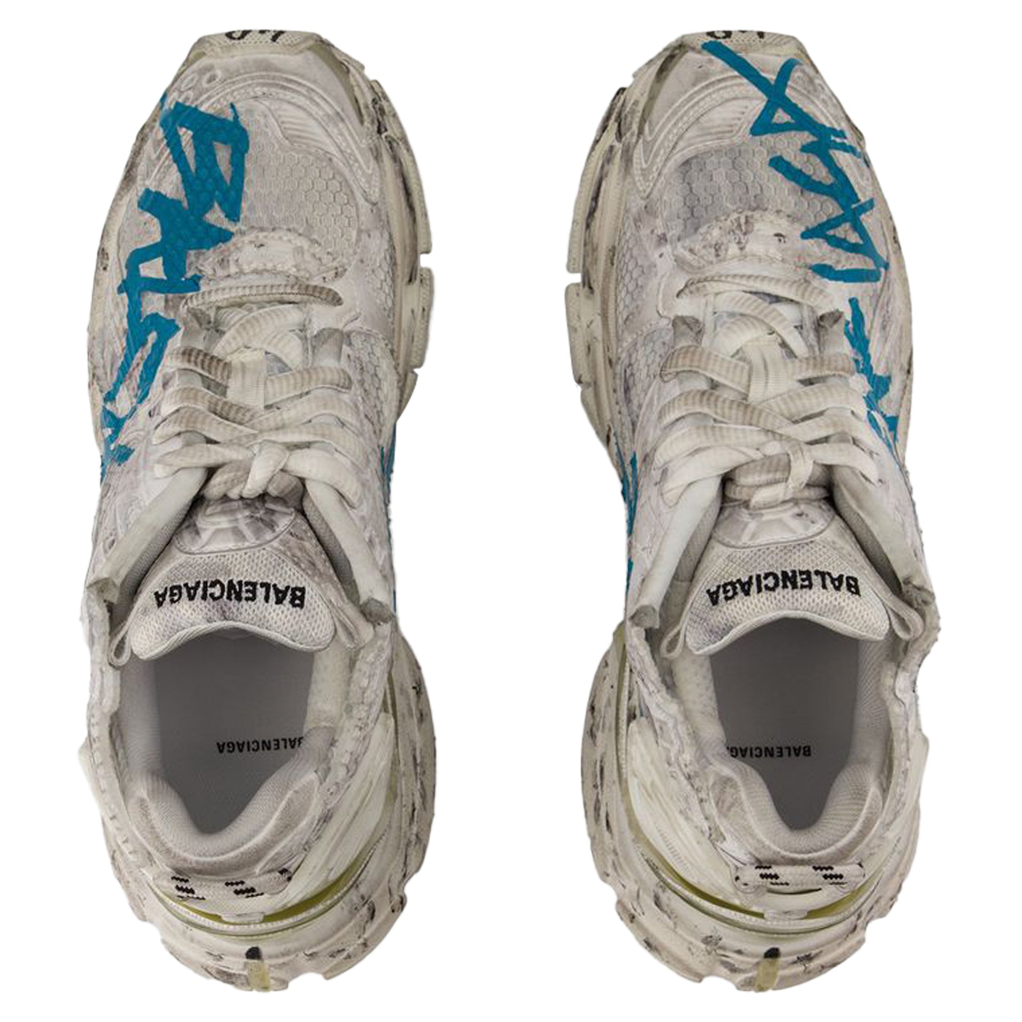 Women's Runner Sneakers - Balenciaga - Synthetic - White