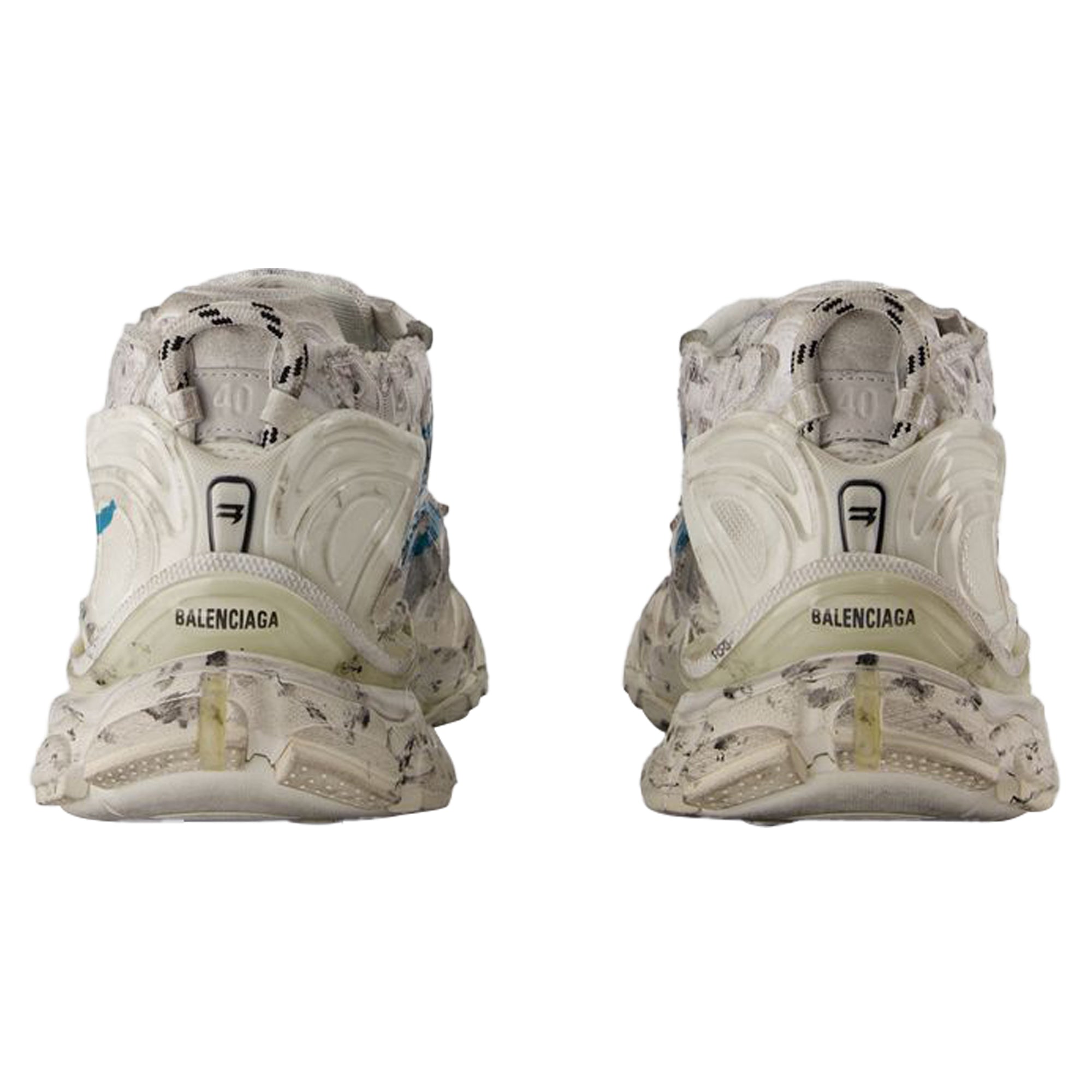 Women's Runner Sneakers - Balenciaga - Synthetic - White