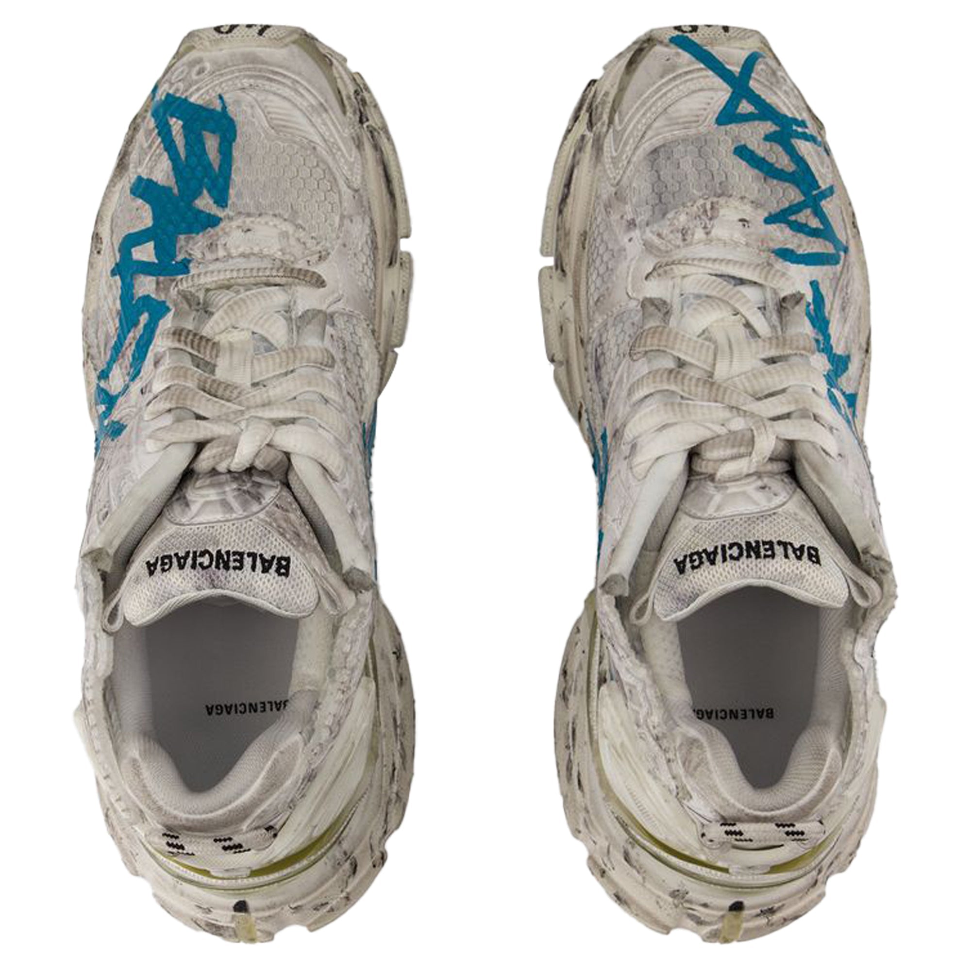Women's Runner Sneakers - Balenciaga - Synthetic - White