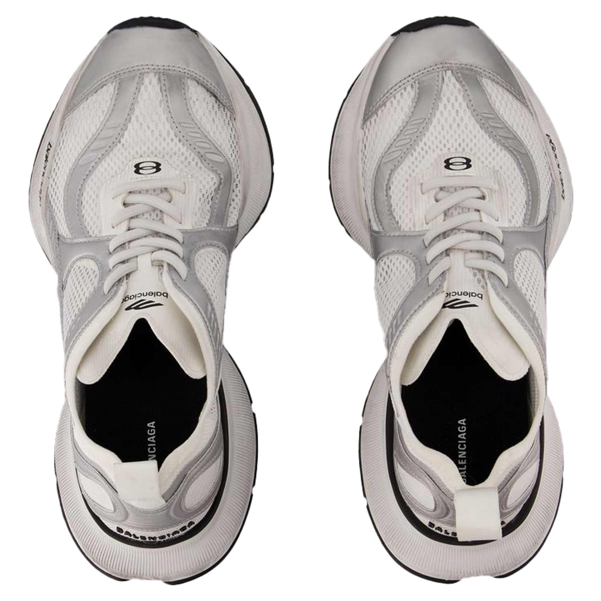 Women's Circuit Sneakers - Balenciaga - Synthetic - White/Silver