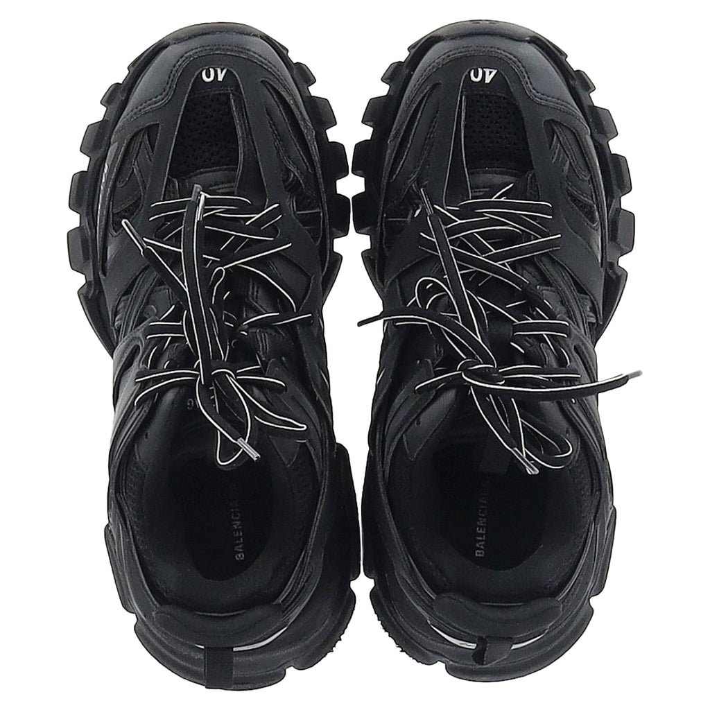 Men's Balenciaga Track Sneakers in Black Polyurethane