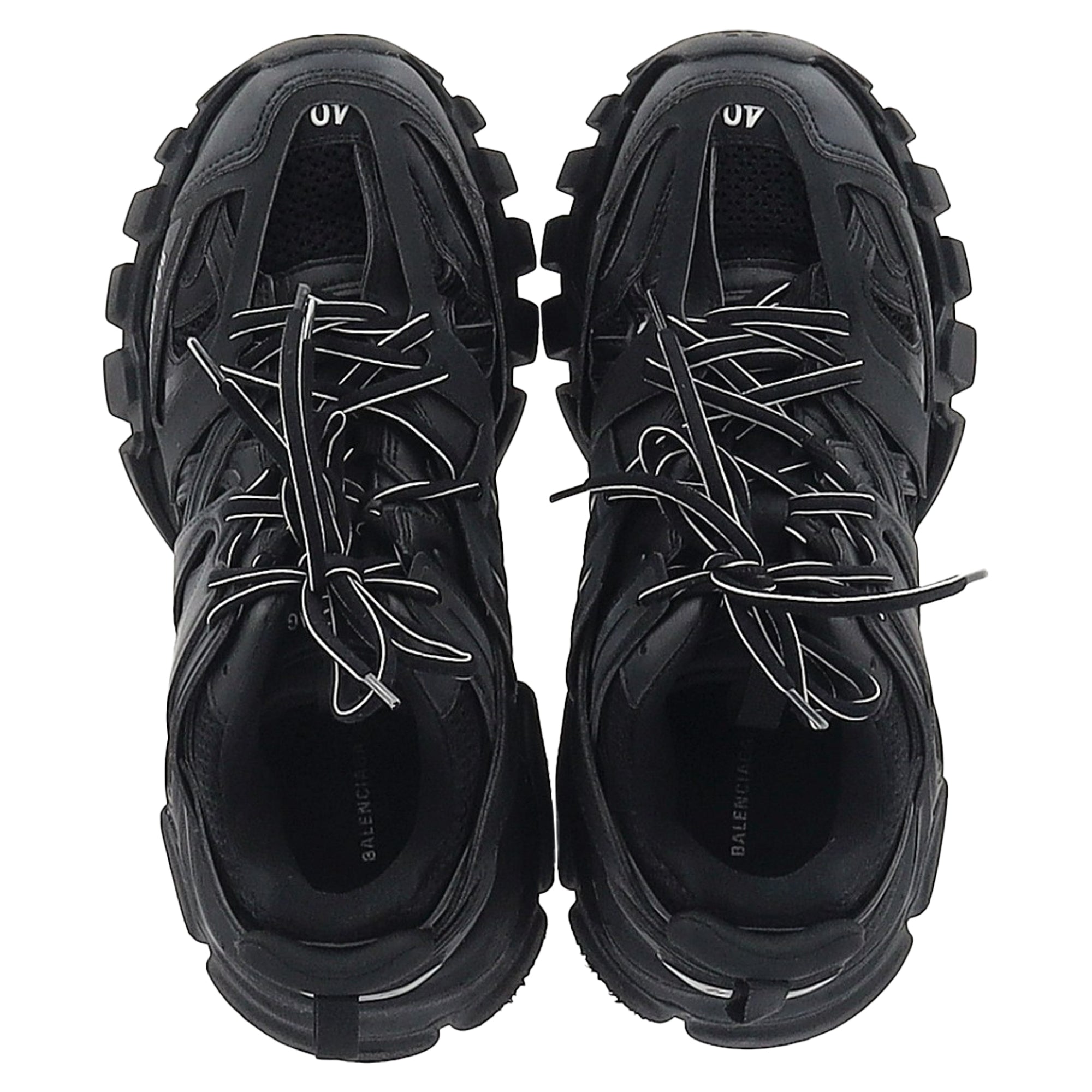 Men's Balenciaga Track Sneakers in Black Polyurethane