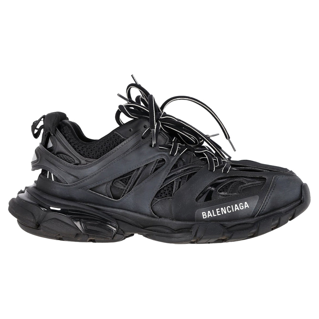 Men's Balenciaga Track Sneakers in Black Polyurethane