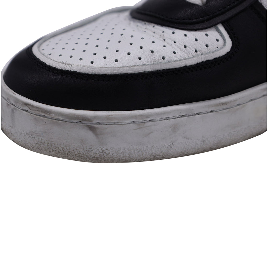 Celine Z Trainer High Top Sneakers in Black Leather