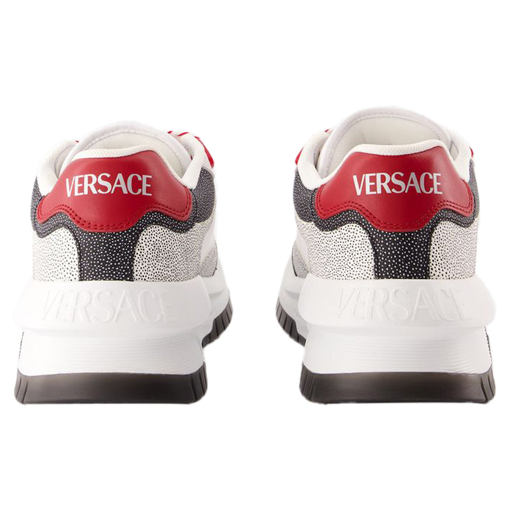 Women's Odissea Sneakers - Versace - Leather - Black
