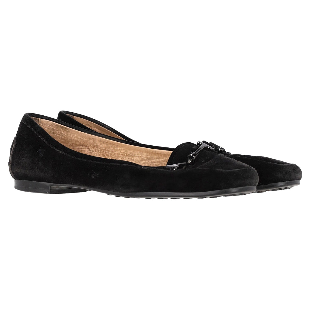 Women's Tod's Loafers in Black Suede