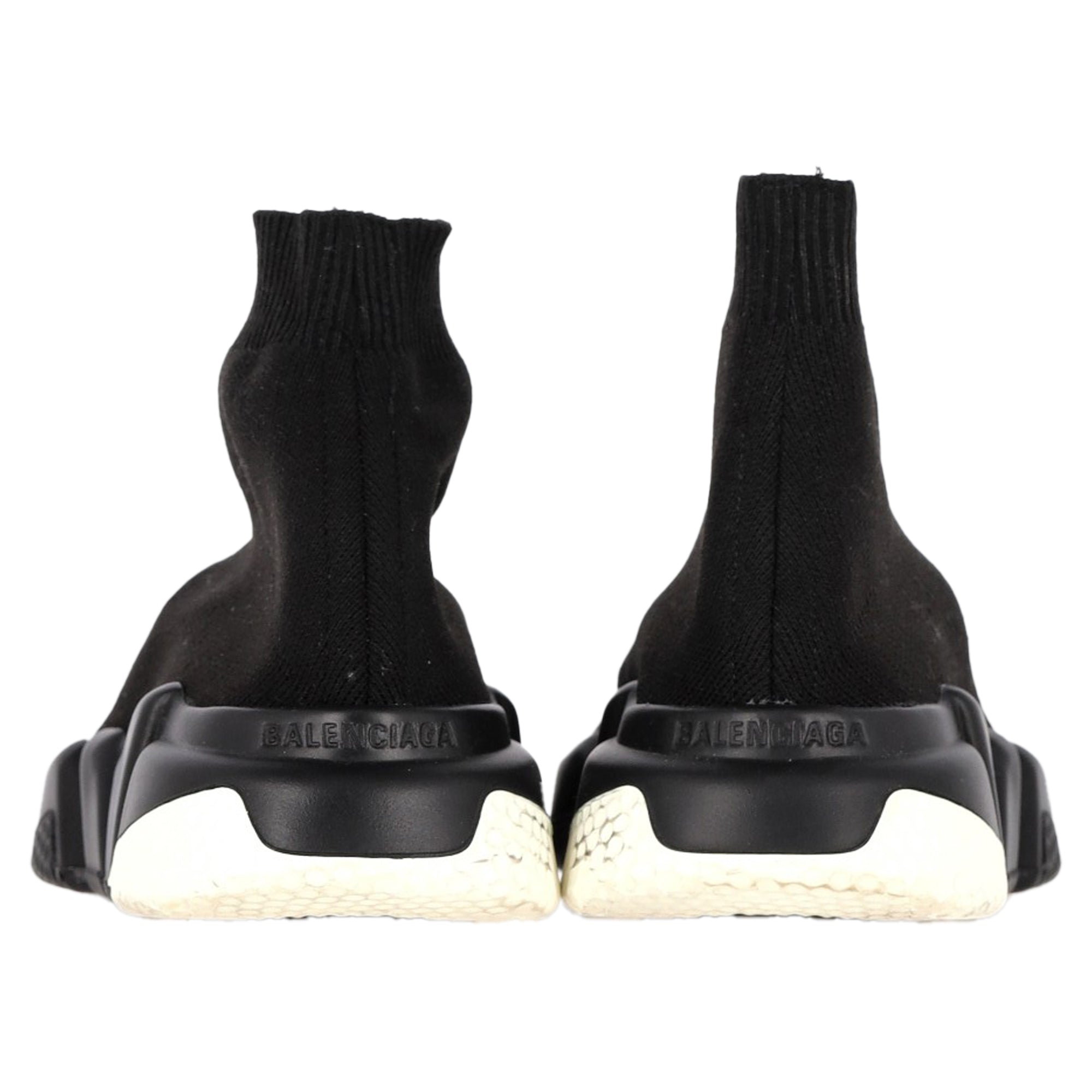 Women's Balenciaga Speed Trainer Shoes in Black Polyester