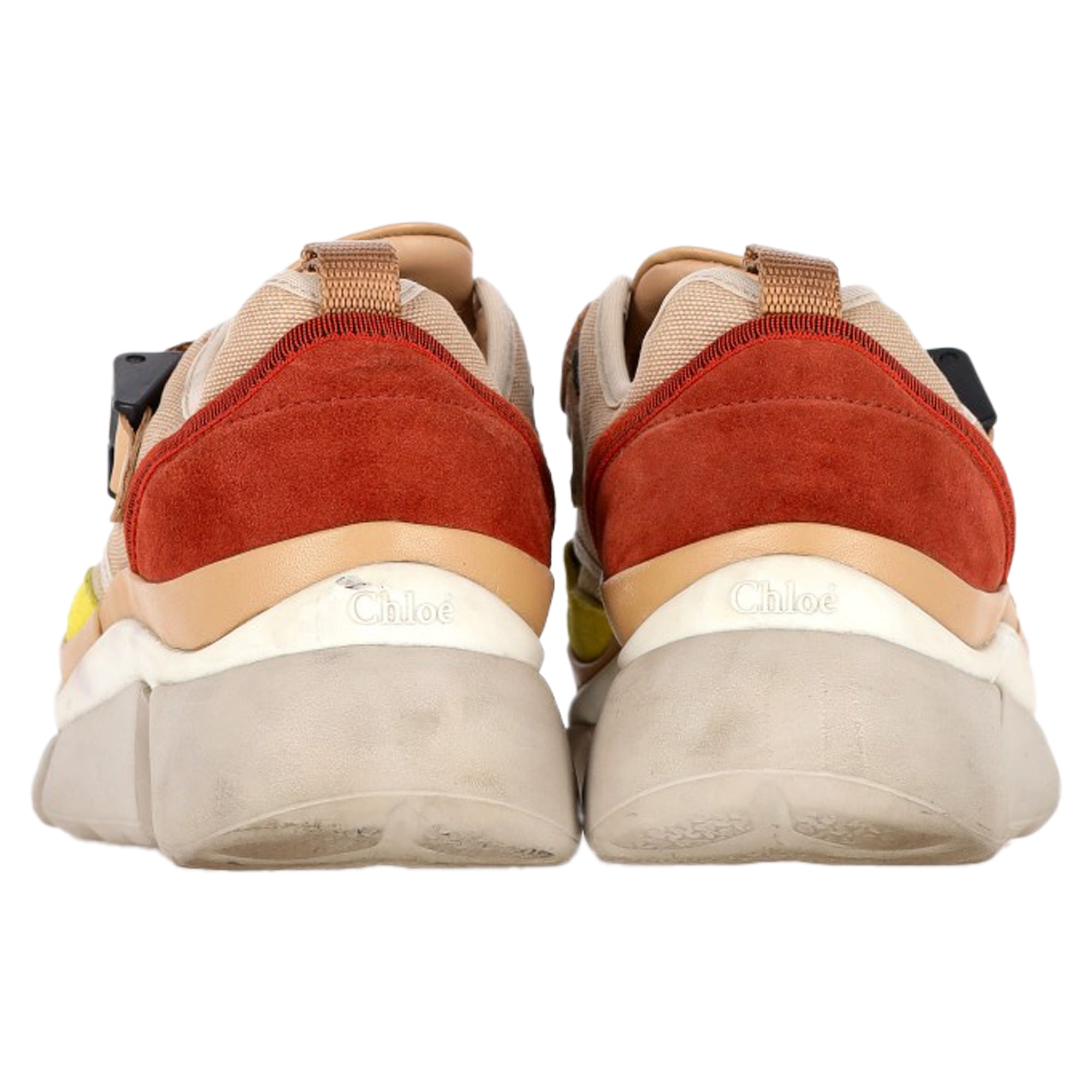 Chloé Sonnie Low-Top Sneakers in Multicolor Leather and Mesh