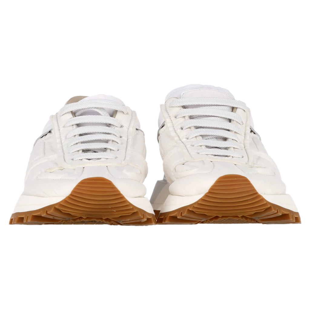 Maison Margiela 50-50 Low-Top Sneakers in White Leather