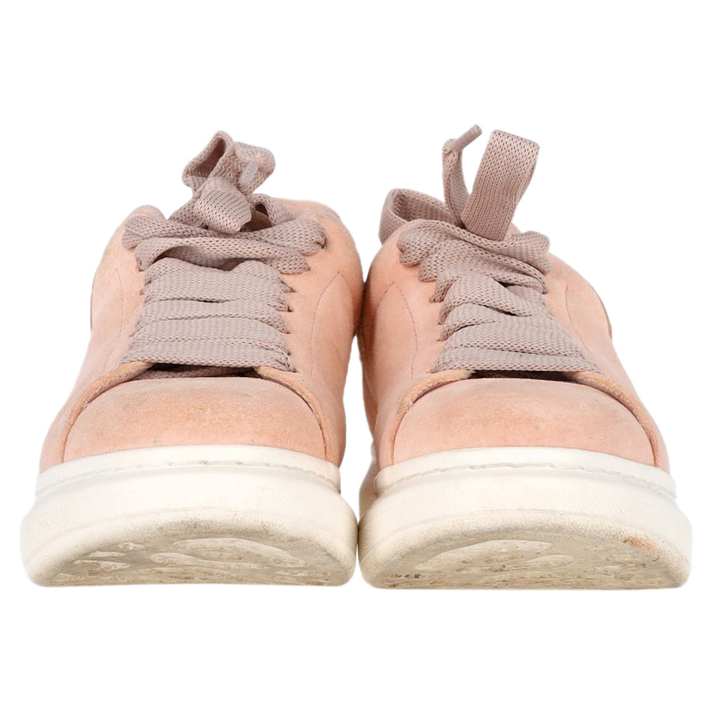 Women's Alexander McQueen Oversized Sneakers in Pink Suede