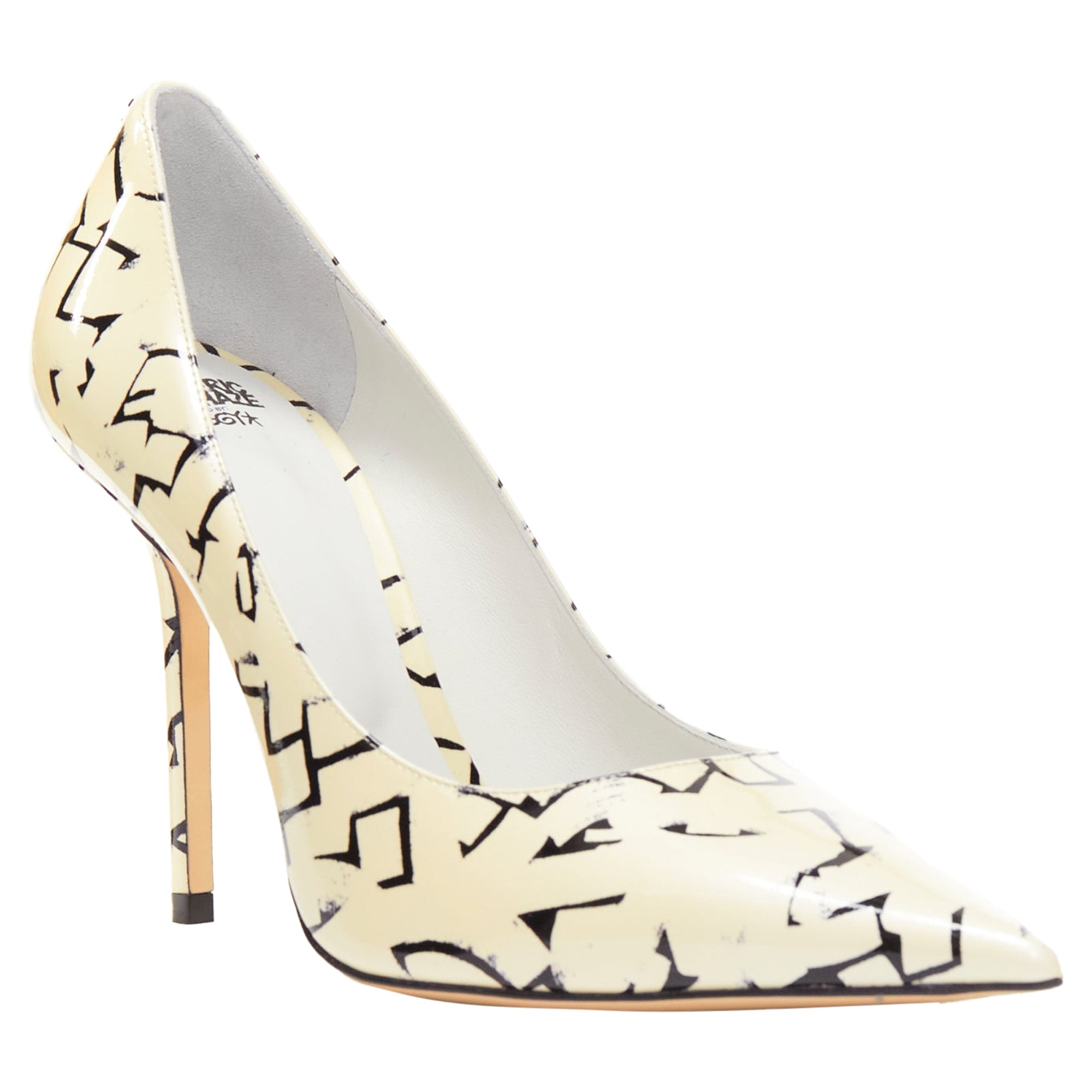 Women's Jimmy Choo Poggy graphics pearl leather pumps