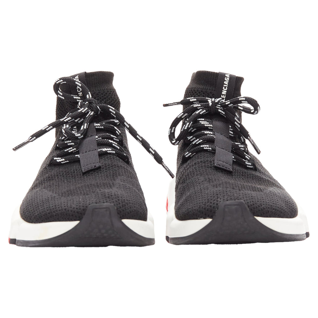 Men's Balenciaga speed logo laced sock sneakers