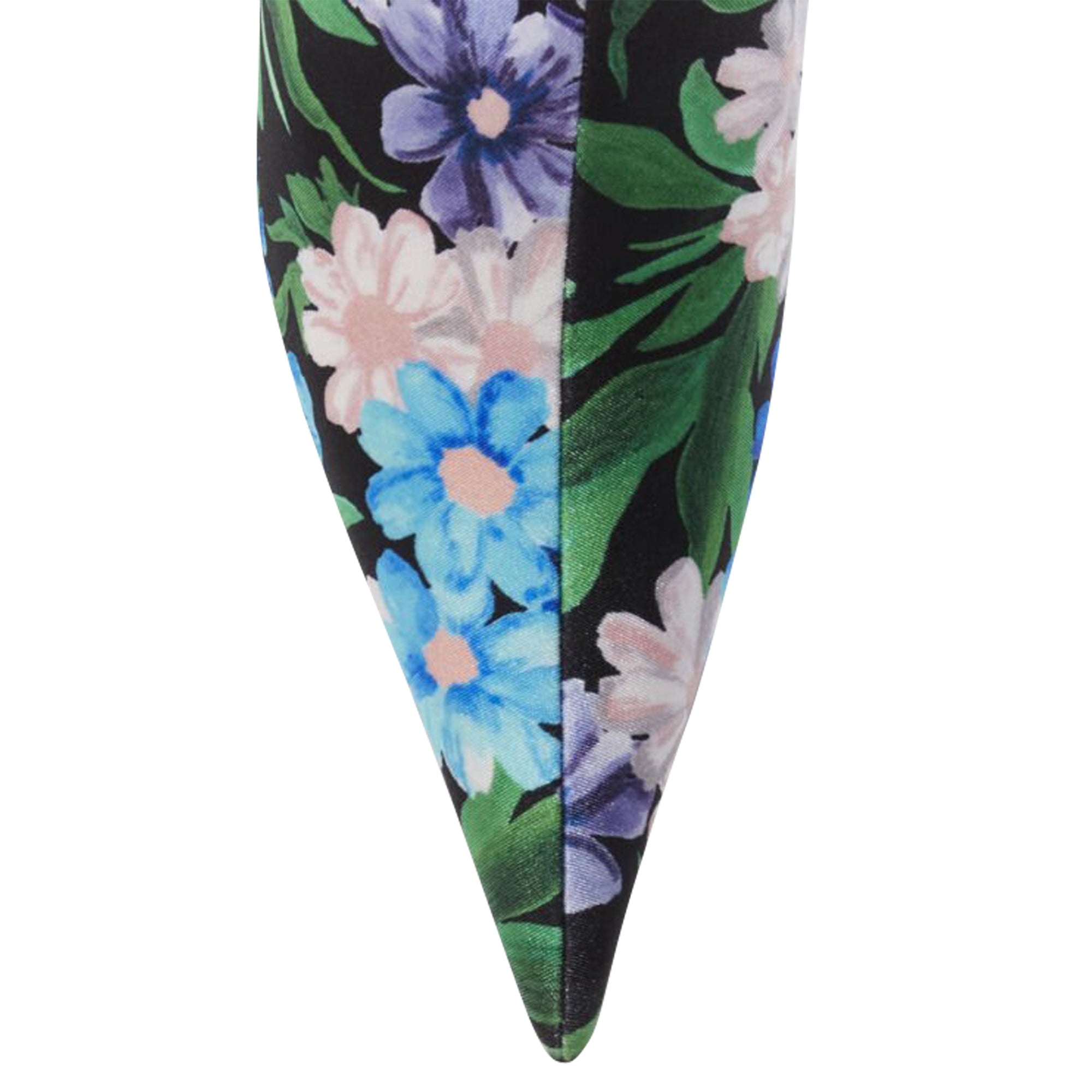 Women's Balenciaga floral print spandex boots