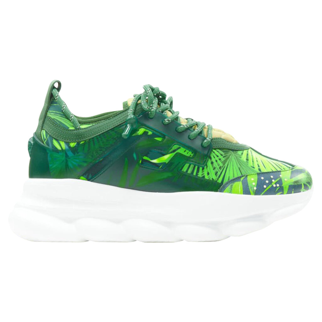 Women's Versace Chain Reaction Jungle Print chunky sole sneaker