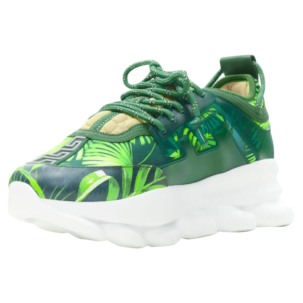 Women's Versace Chain Reaction Jungle Print chunky sole sneaker