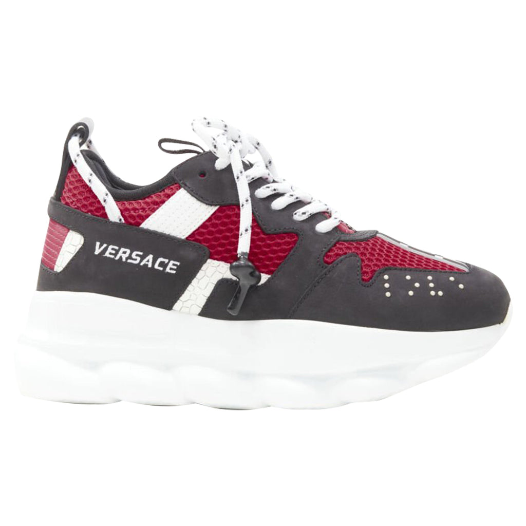 Women's Versace Chain Reaction suede chunky sneaker