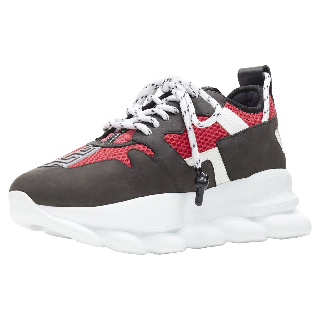 Women's Versace Chain Reaction suede chunky sneaker