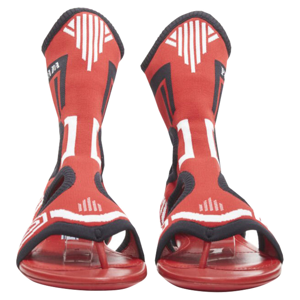 Women's Prada stretch sock sandals