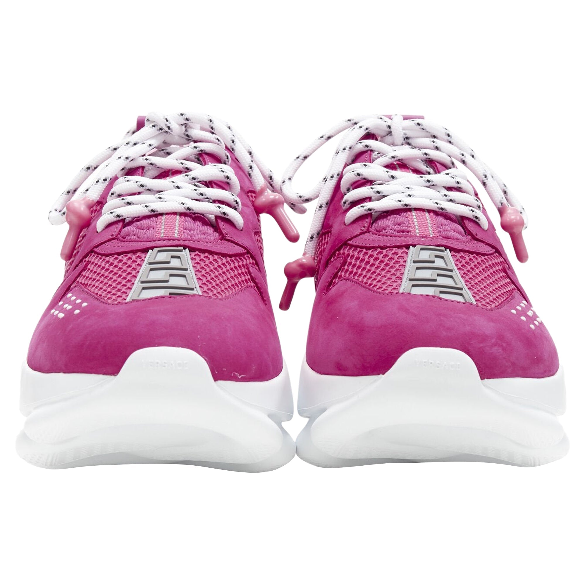 Men's Versace Chain Reaction Blowzy all suede low top chunky sneaker