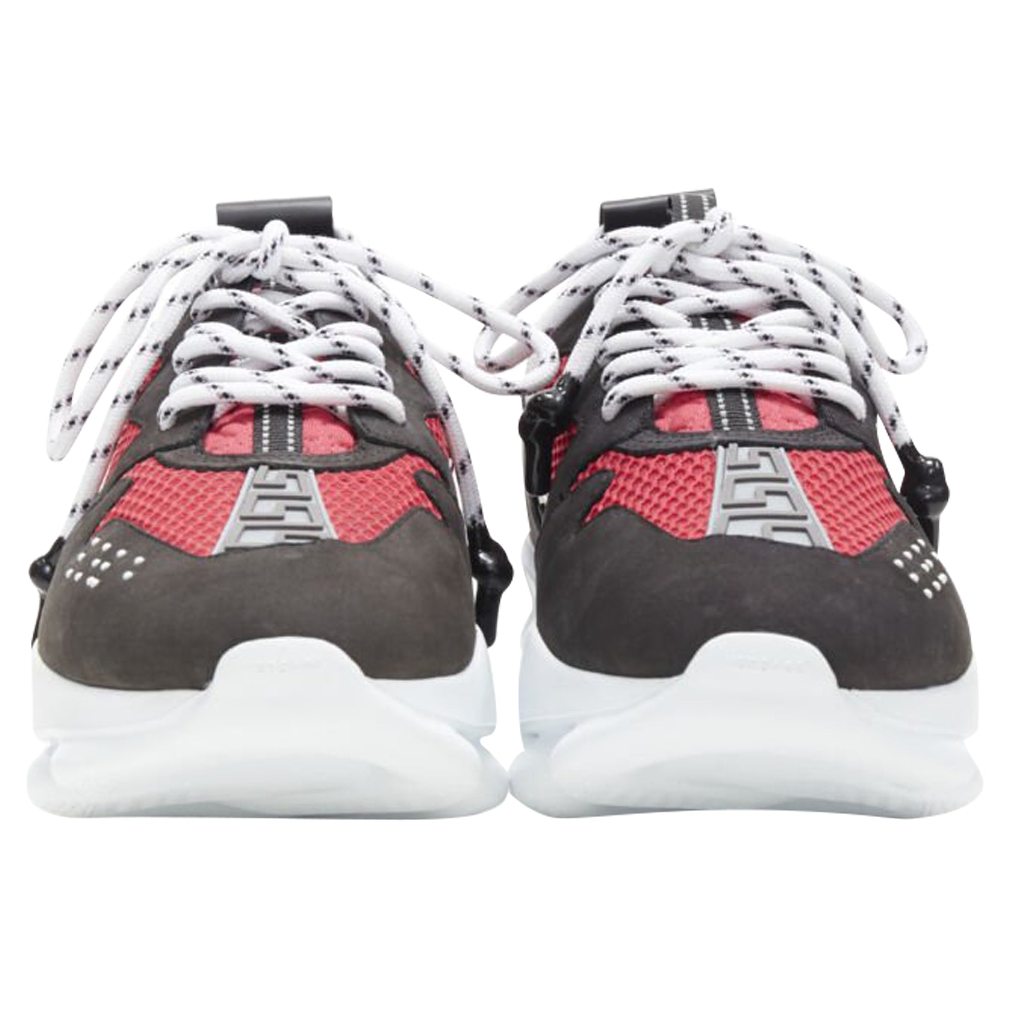 Men's Versace Chain Reaction suede low top chunky sneaker