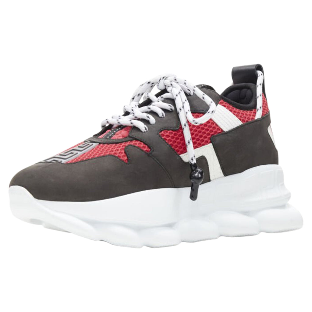 Men's Versace Chain Reaction suede low top chunky sneaker
