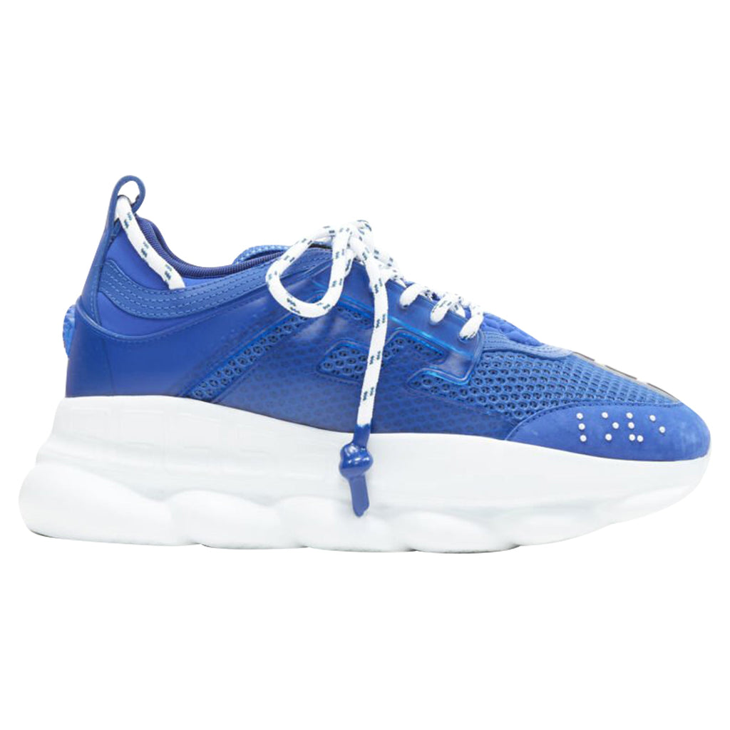 Men's Versace Chain Reaction tte mesh suede chunky sneaker