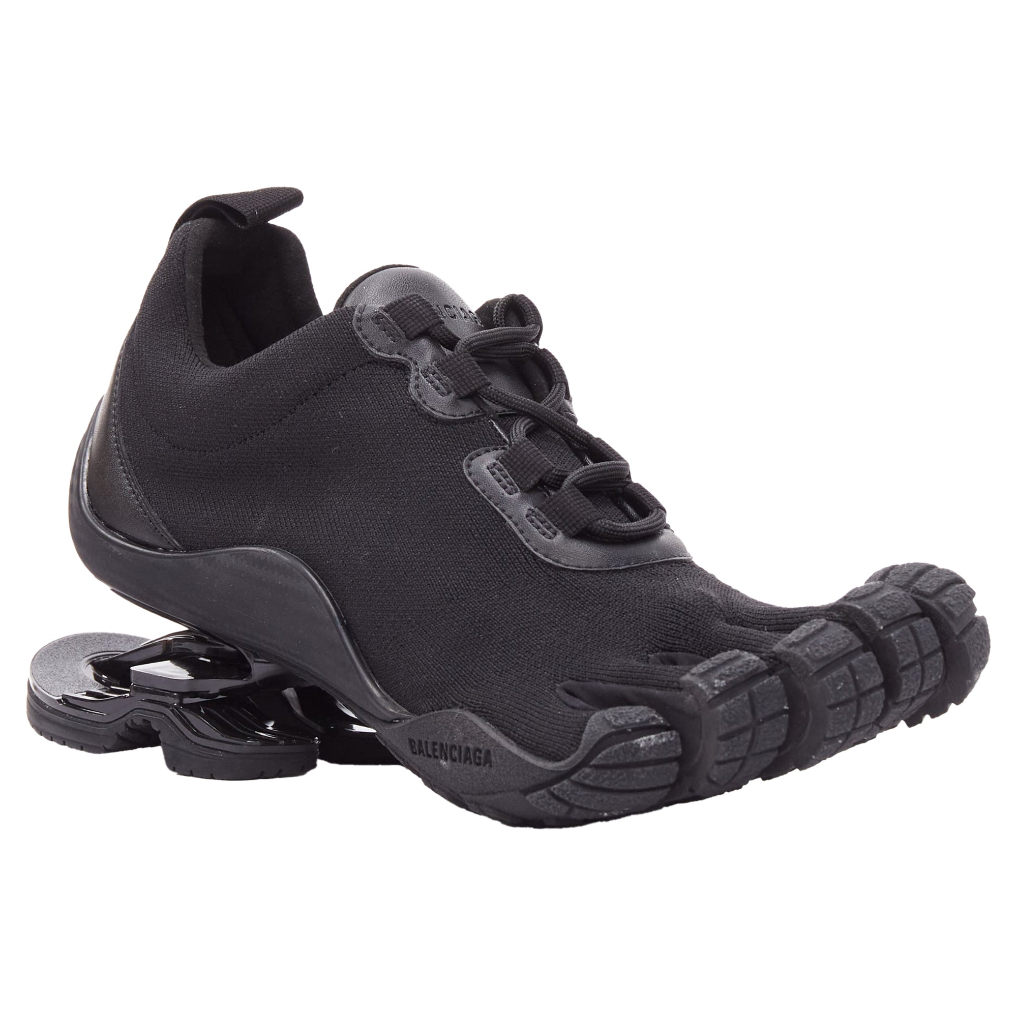 Women's Balenciaga Vibram Toe Technical 5-Toe Suspension Heel Sneakers