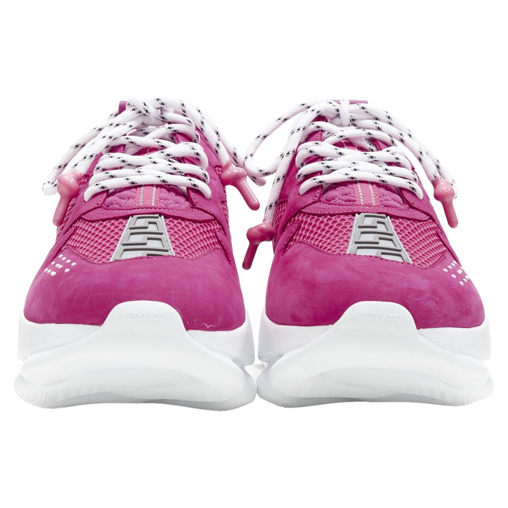 Men's Versace Chain Reaction Blowzy Suede Low Top Chunky Sneaker