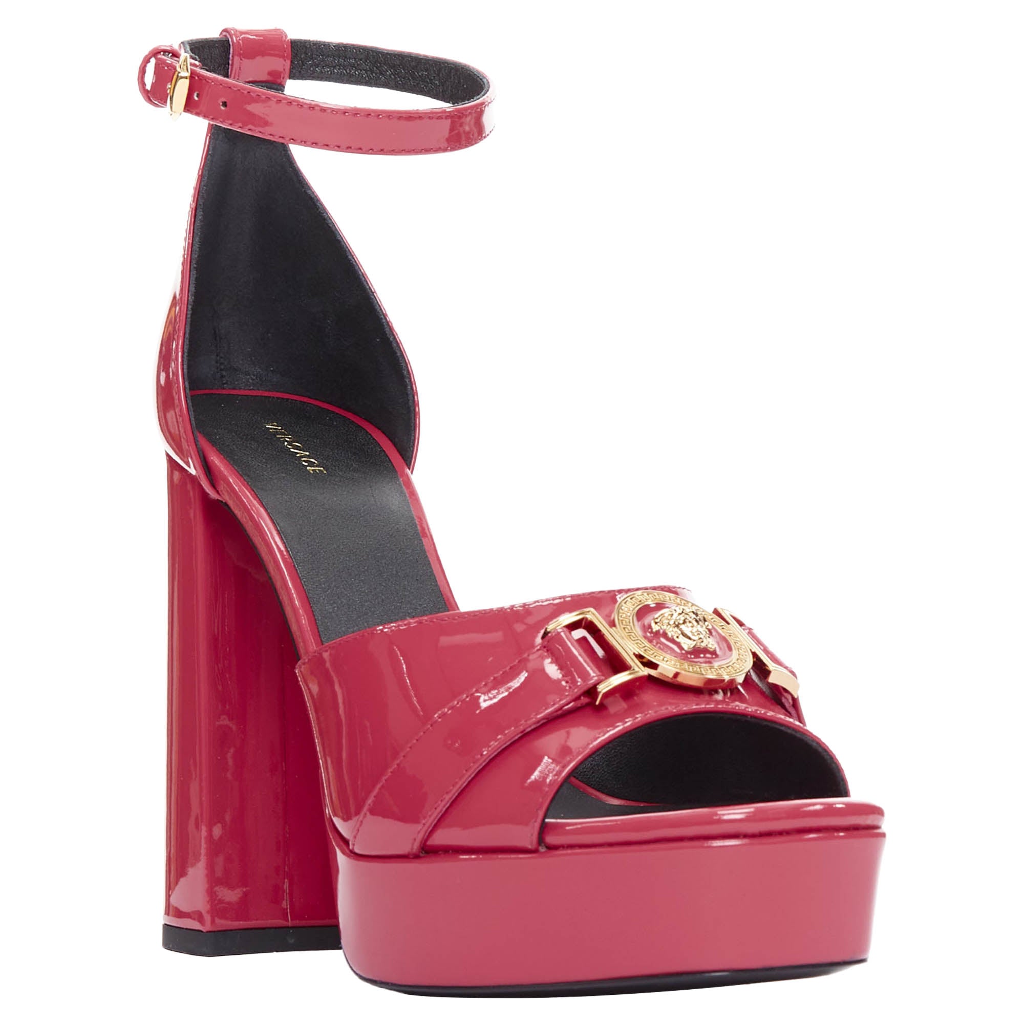 Women's Versace Tribute Medusa Emblem Open Toe Platform Sandal