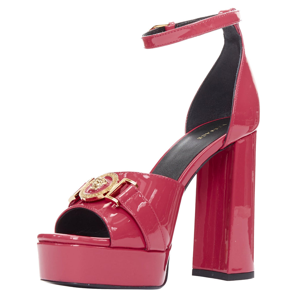 Women's Versace Tribute Medusa Emblem Open Toe Platform Sandal