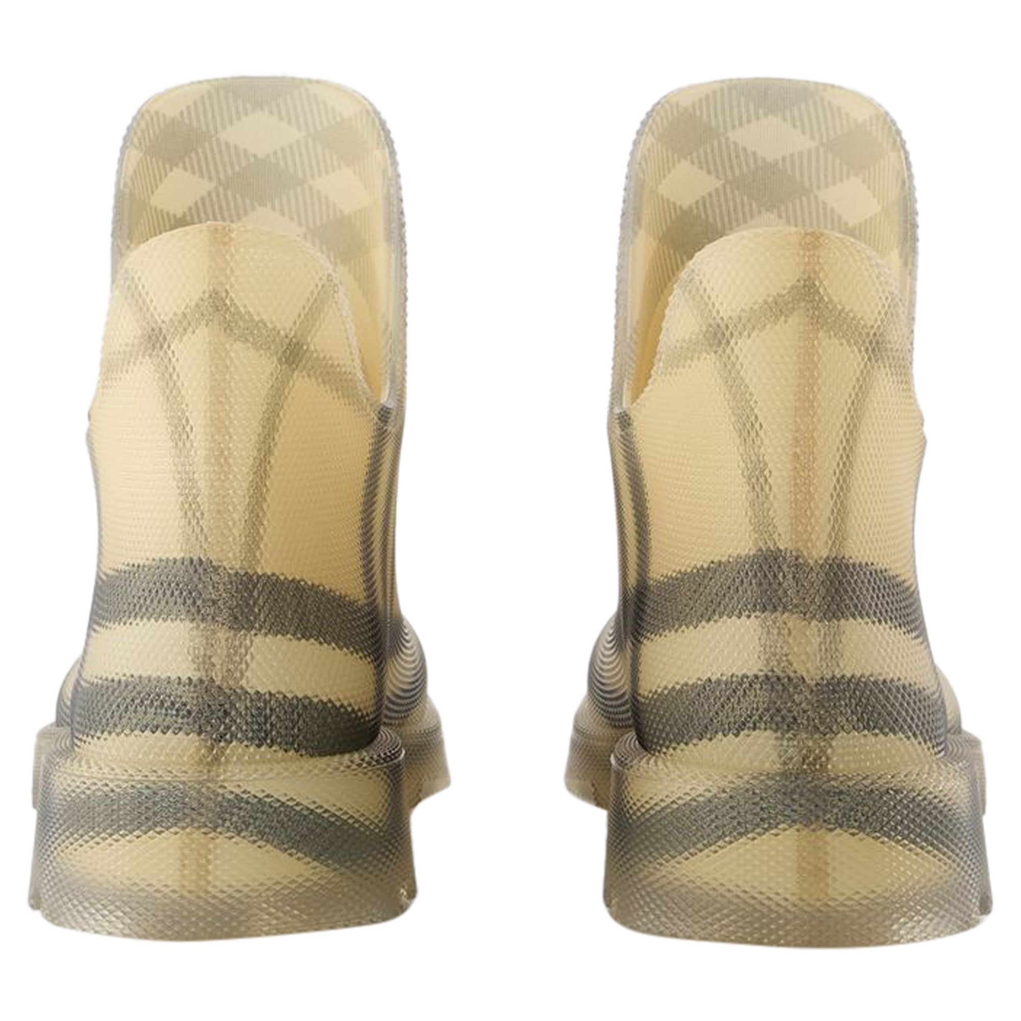 Marsh Low Ankle Boots - Burberry - Synthetic - Beige