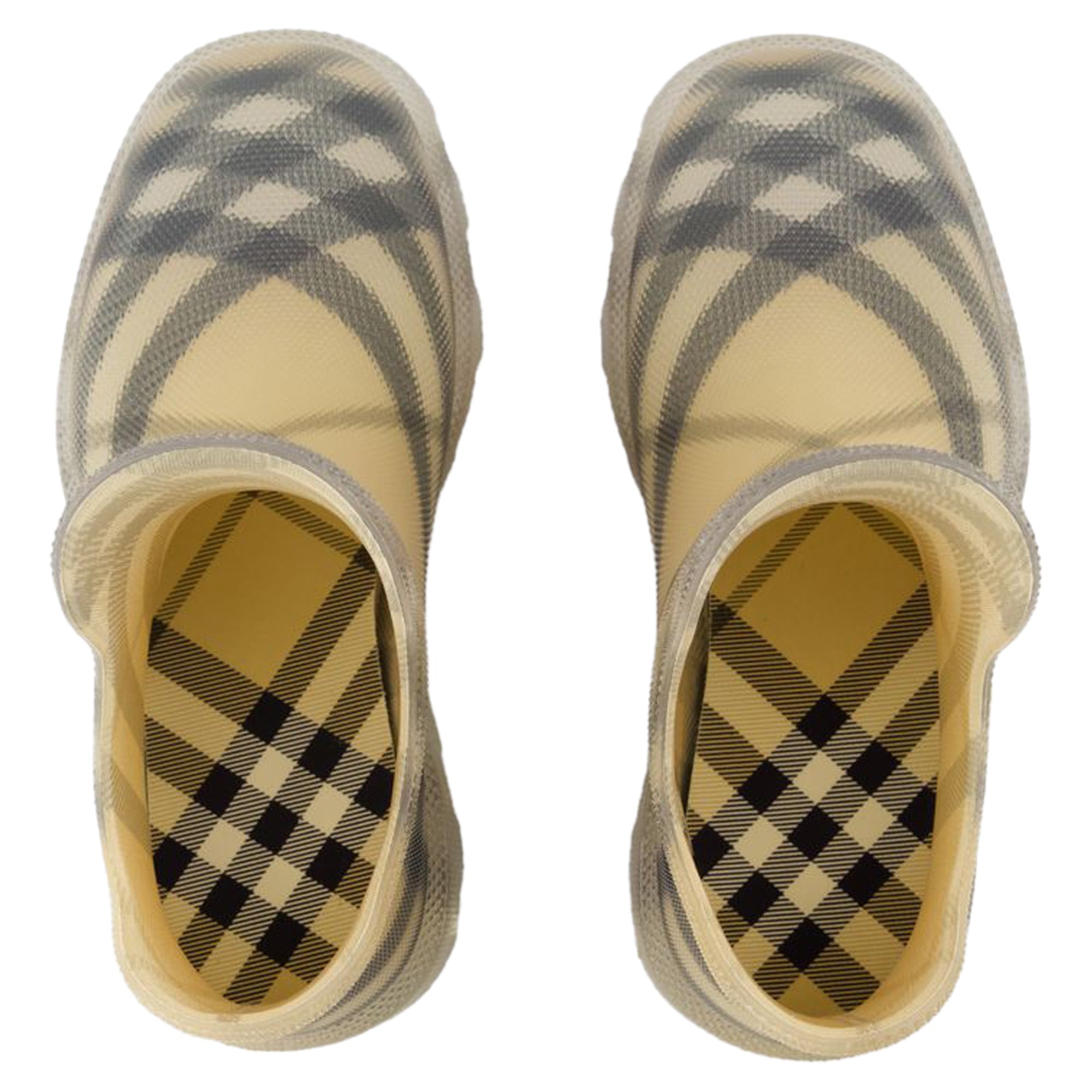 Marsh Low Ankle Boots - Burberry - Synthetic - Beige