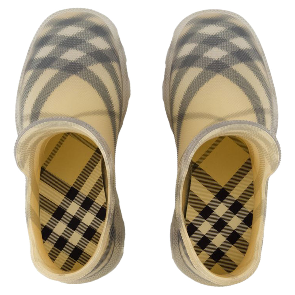 Marsh Low Ankle Boots - Burberry - Synthetic - Beige