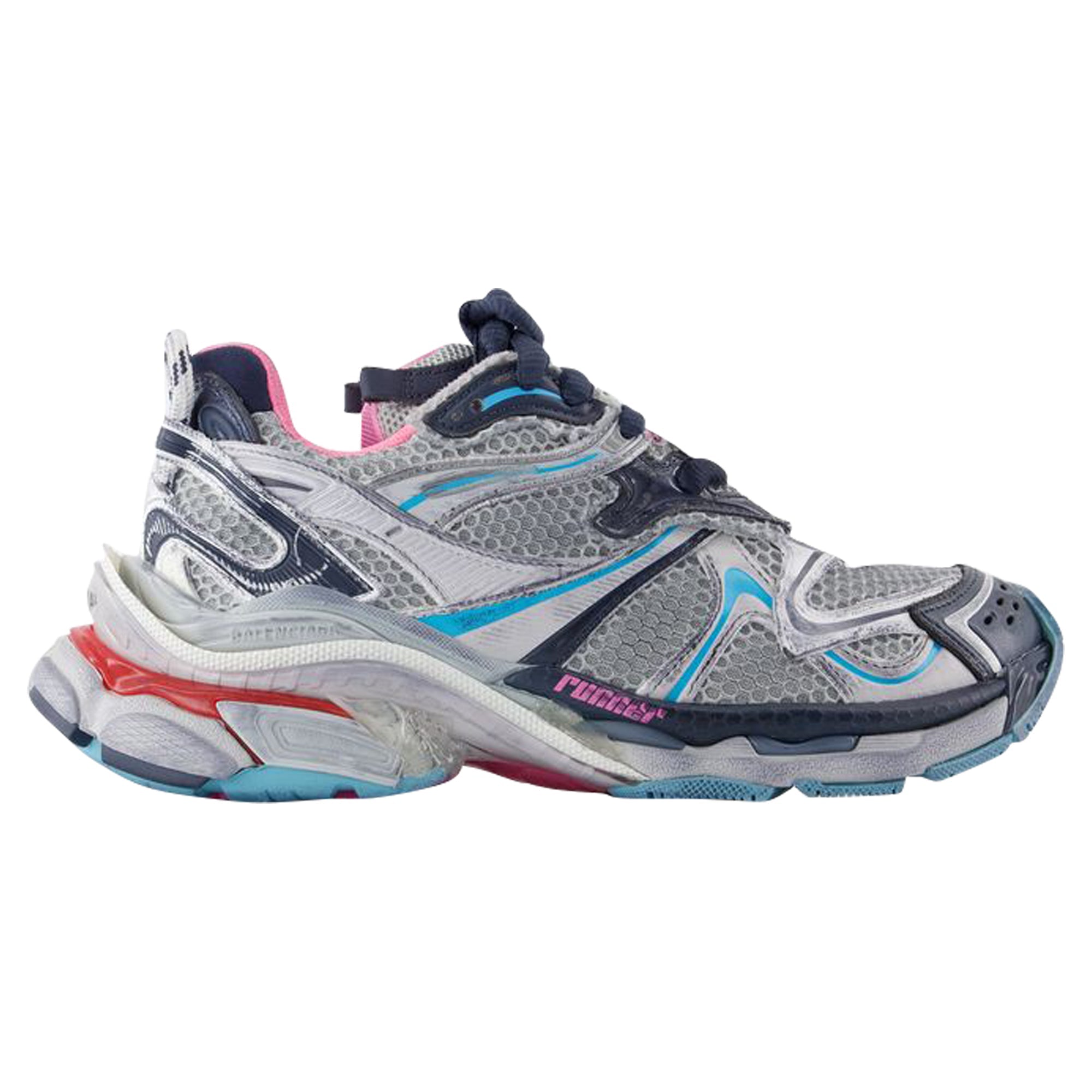 Women's Runner 2 Sneakers - Balenciaga - Synthetic - Grey
