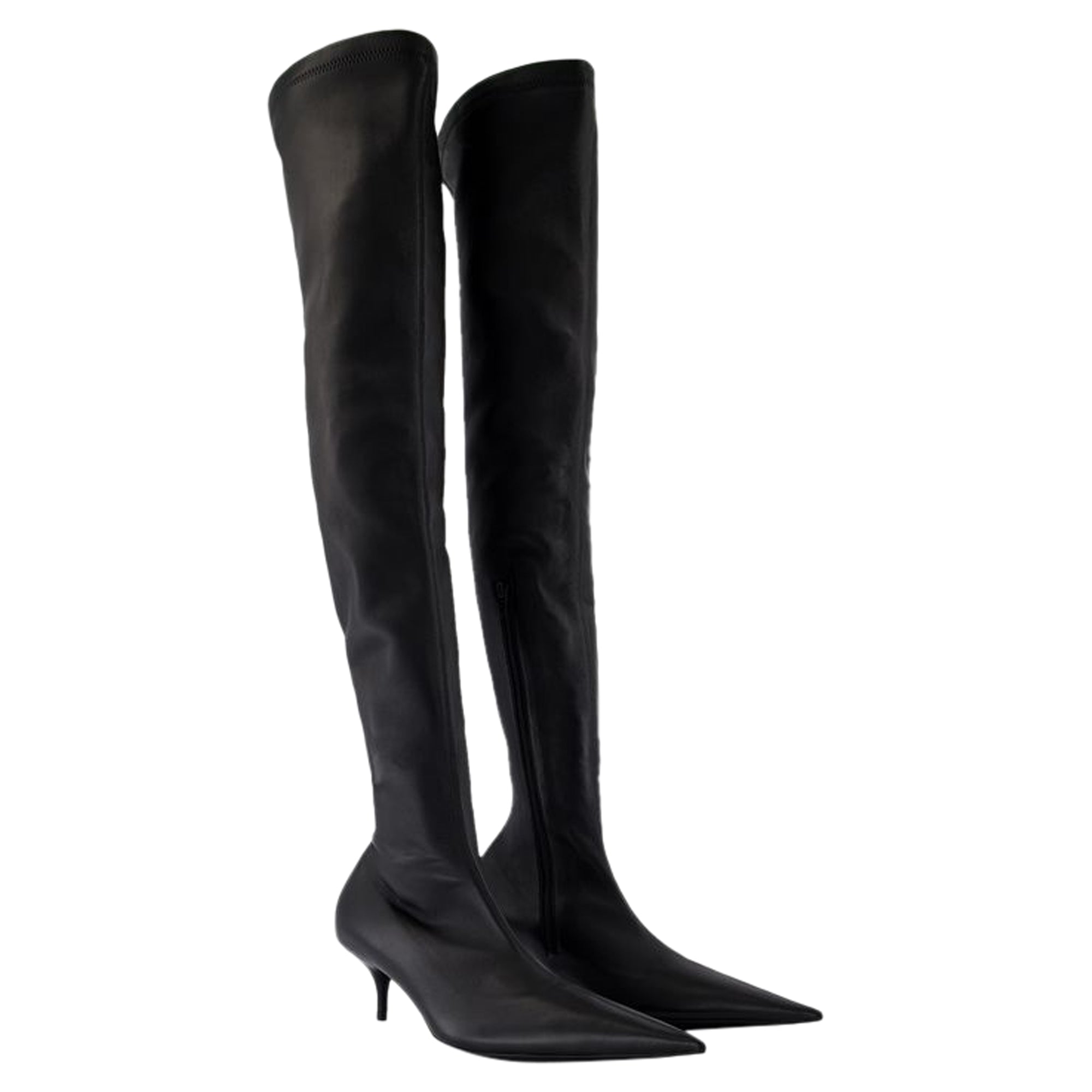 Women's Avenue L50 Boots - Balenciaga - Leather - Black