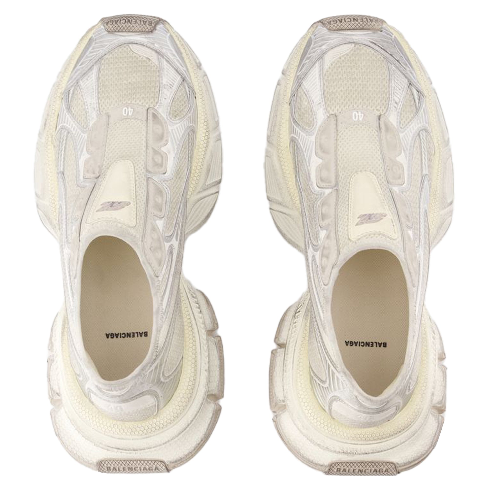 3xl Slip On Sneakers - Balenciaga - Synthetic - Beige