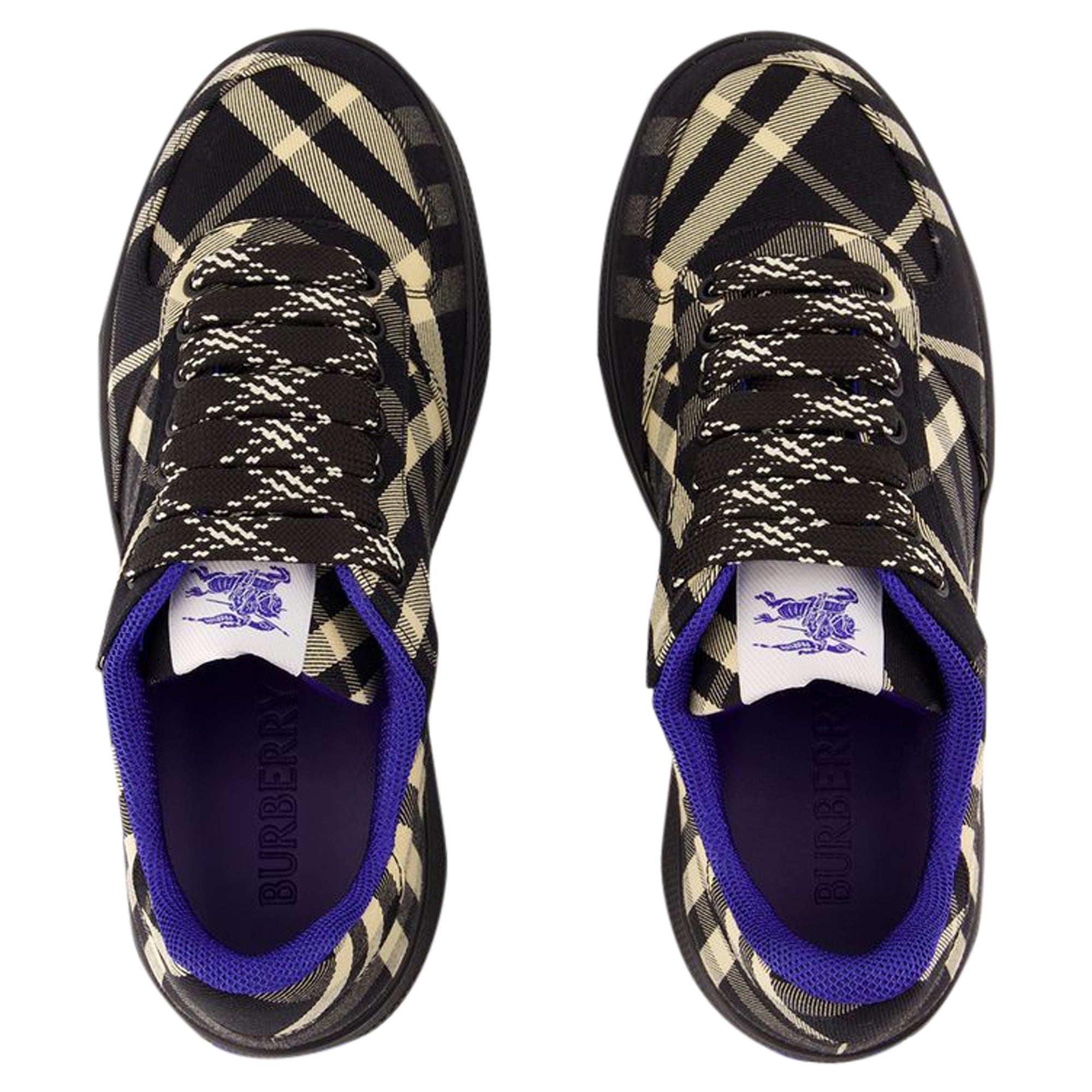 Women's Terrace Sneakers - Burberry - Synthetic - Black