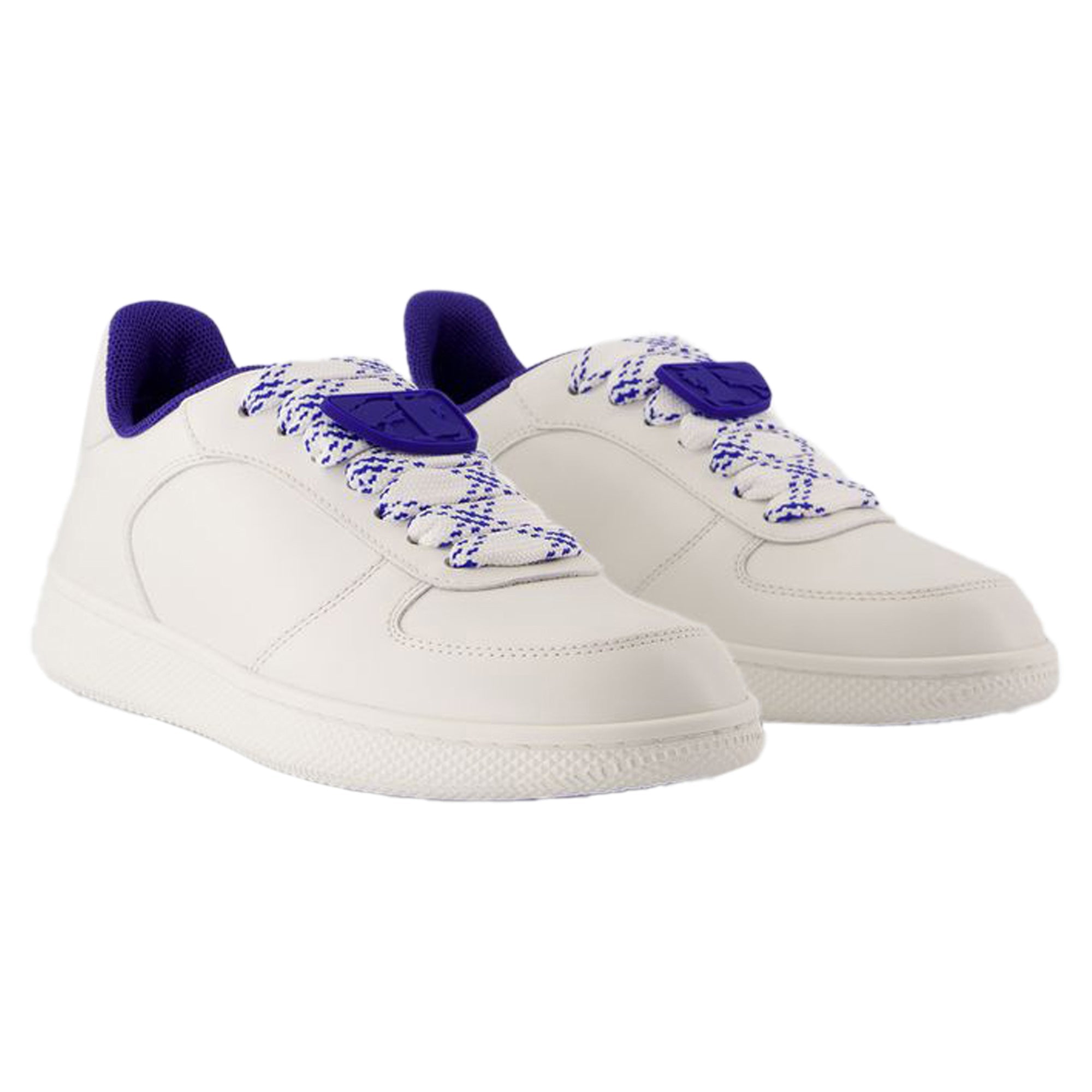 Women's Terrace Sneakers - Burberry - Leather - White