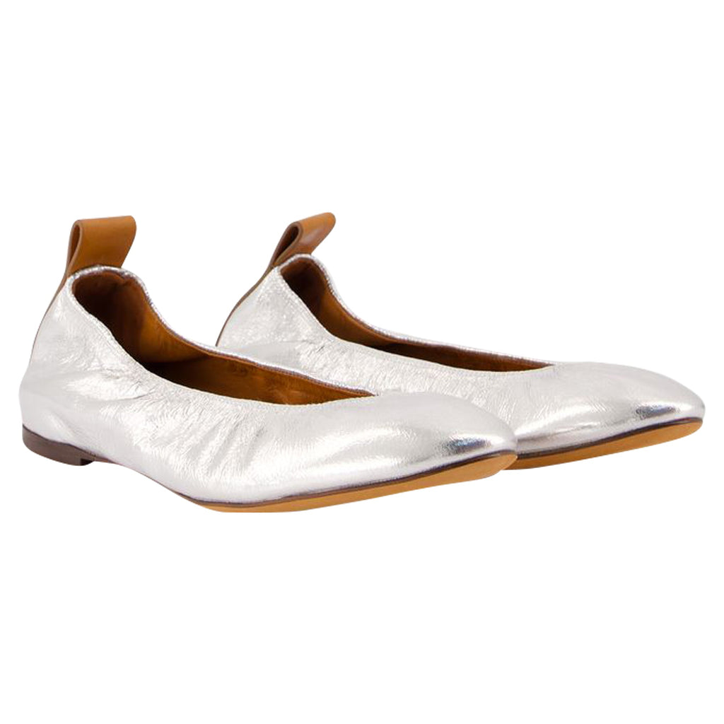 Ballerinas - Lanvin - Leather - Silver