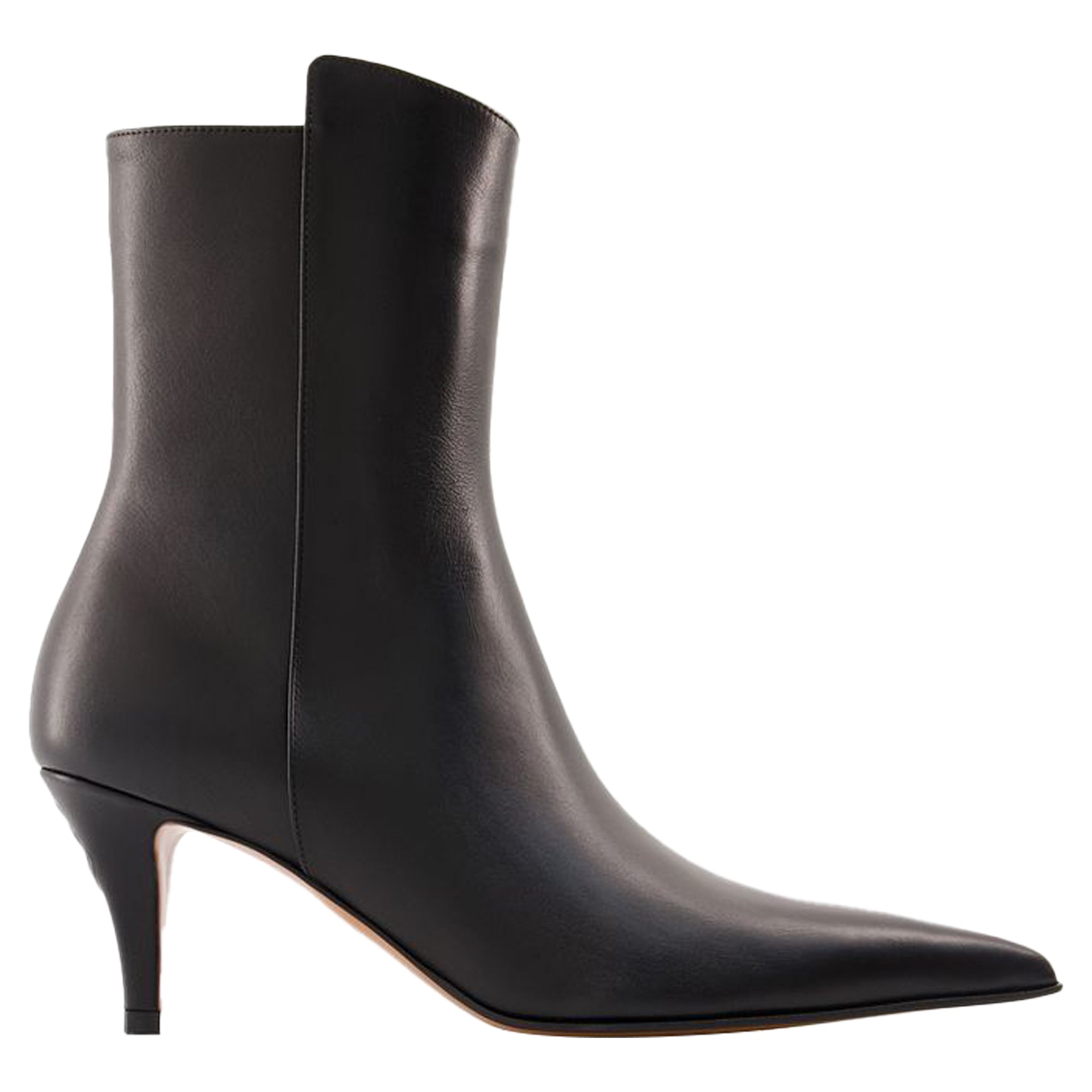 Women's Australian Ankle Boots - Alexander McQueen - Leather - Black