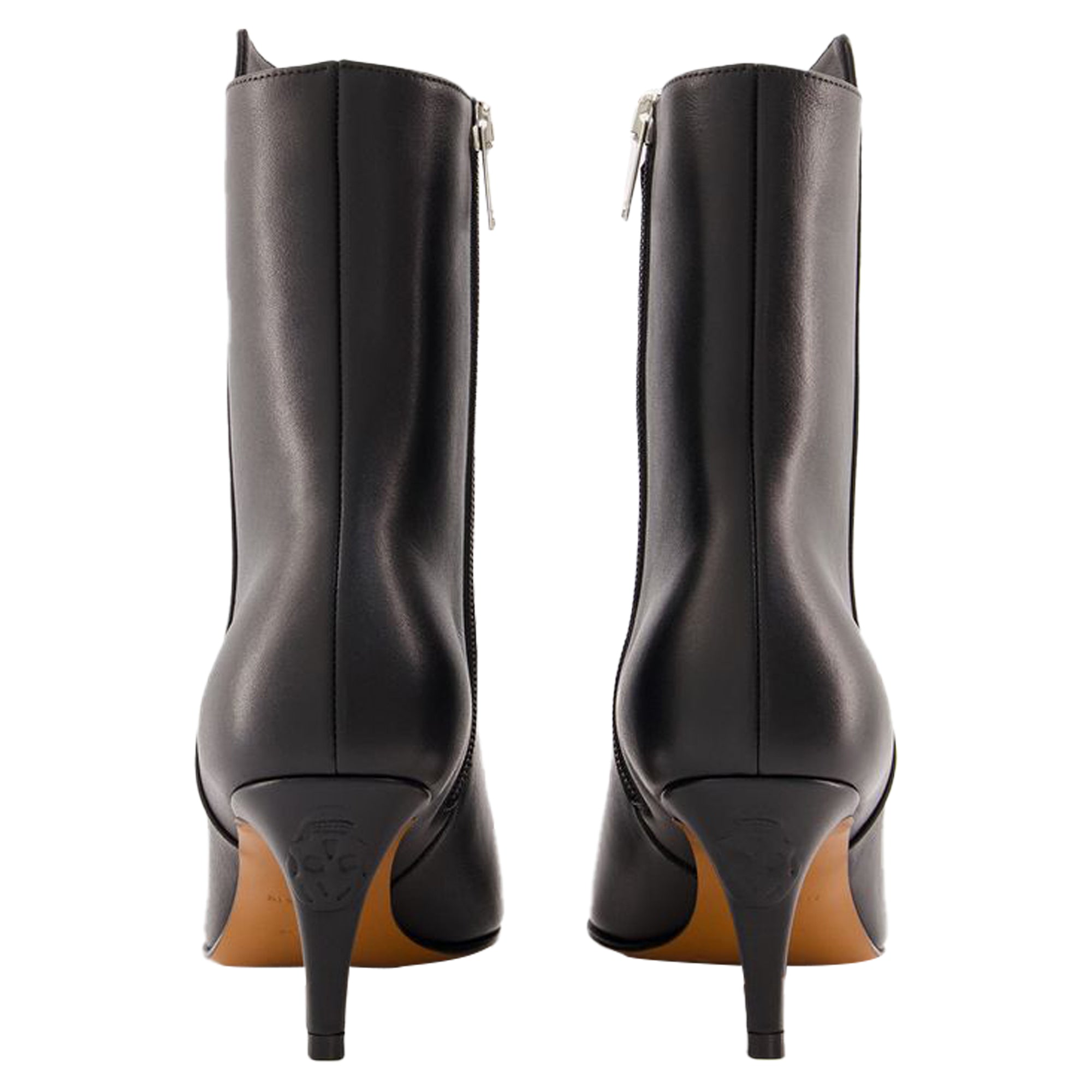Women's Australian Ankle Boots - Alexander McQueen - Leather - Black