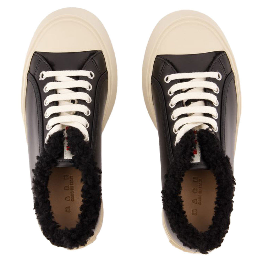 Women's Lace Pablo Sneakers - Marni - Leather - Black