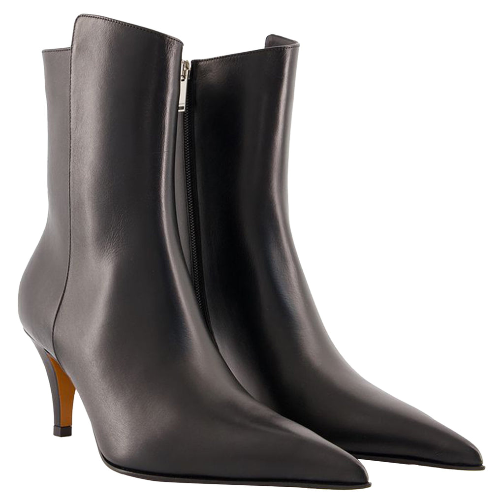 Women's Australian Ankle Boots - Alexander McQueen - Leather - Black