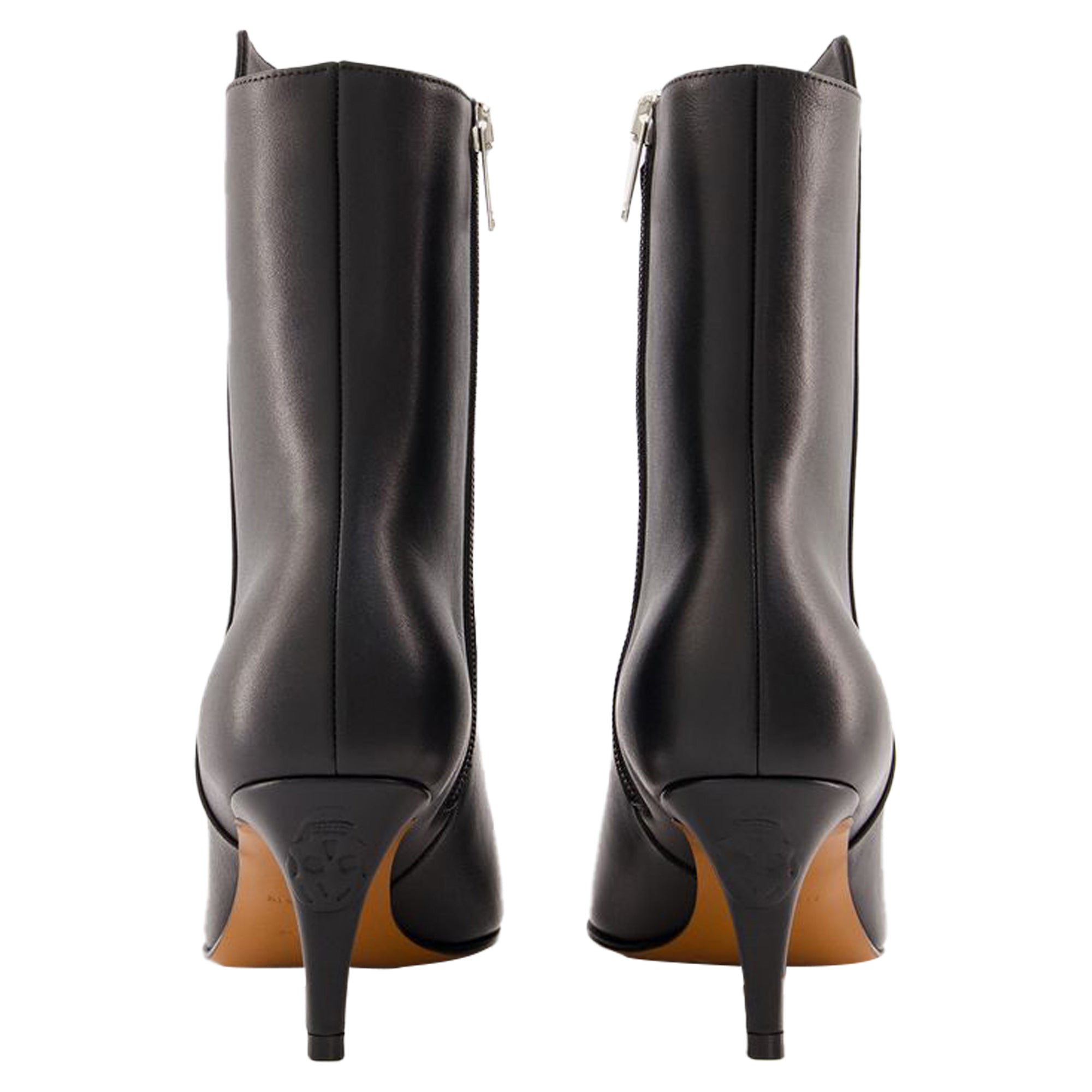 Women's Australian Ankle Boots - Alexander McQueen - Leather - Black