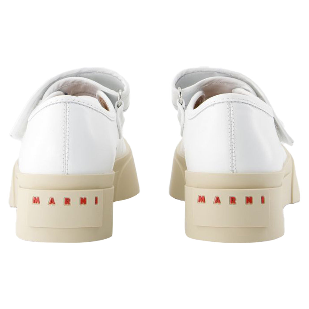Women's Mary Jane Sneakers - Marni - Leather - White