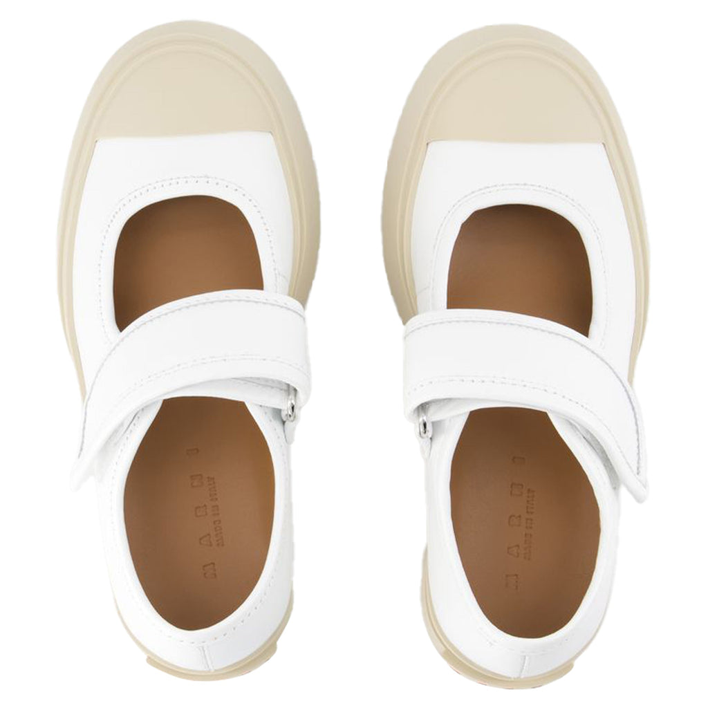Women's Mary Jane Sneakers - Marni - Leather - White