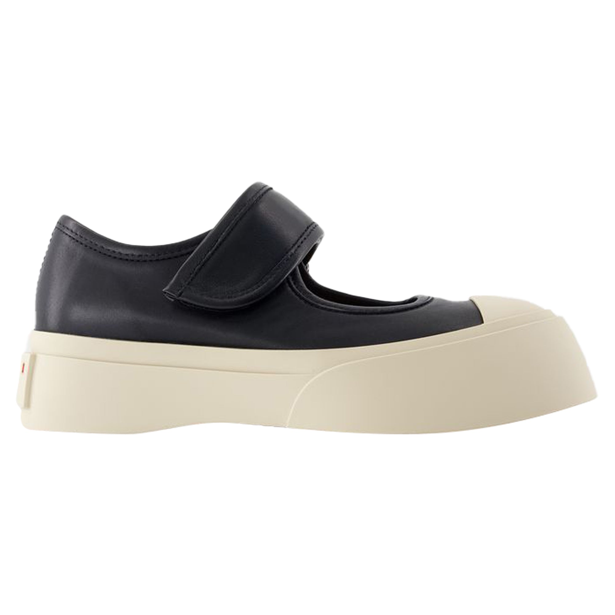 Women's Mary Jane Sneakers - Marni - Leather - Black