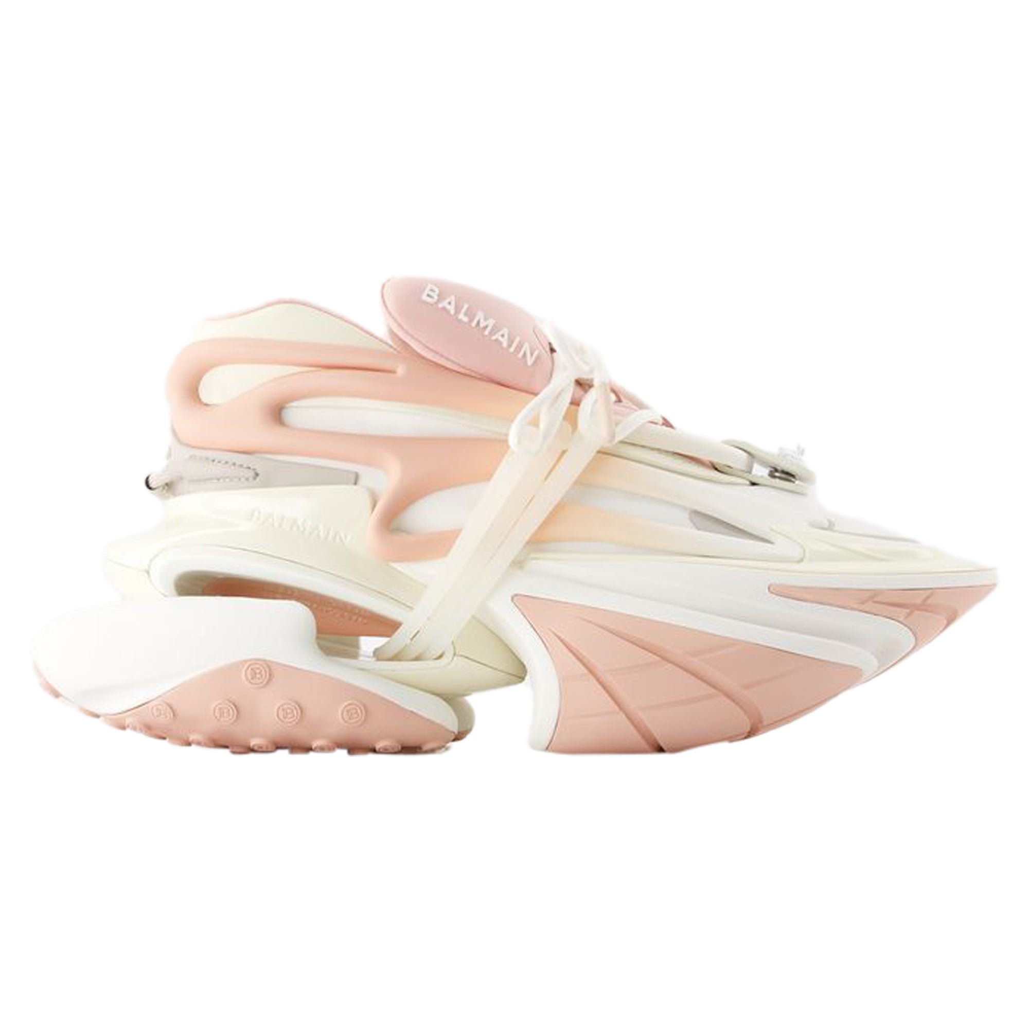 Women's Unicorn Low Sneakers - Balmain - Leather - Yellow
