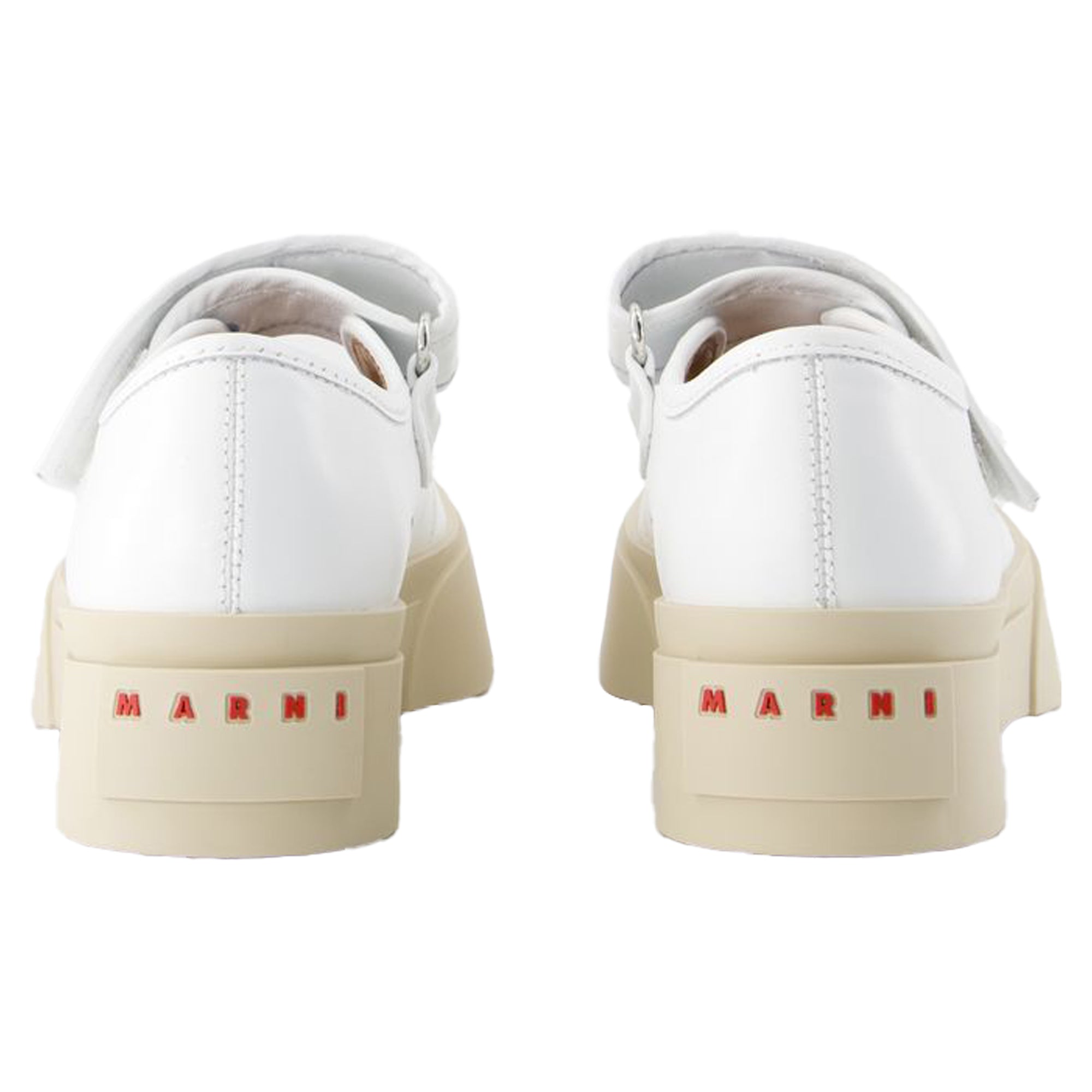 Women's Mary Jane Sneakers - Marni - Leather - White
