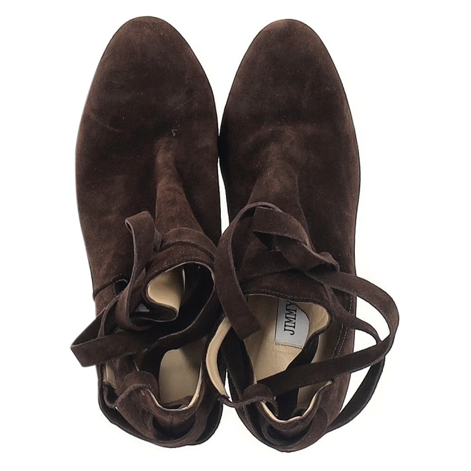 Jimmy Choo Marina Ankle Boots in Brown Suede